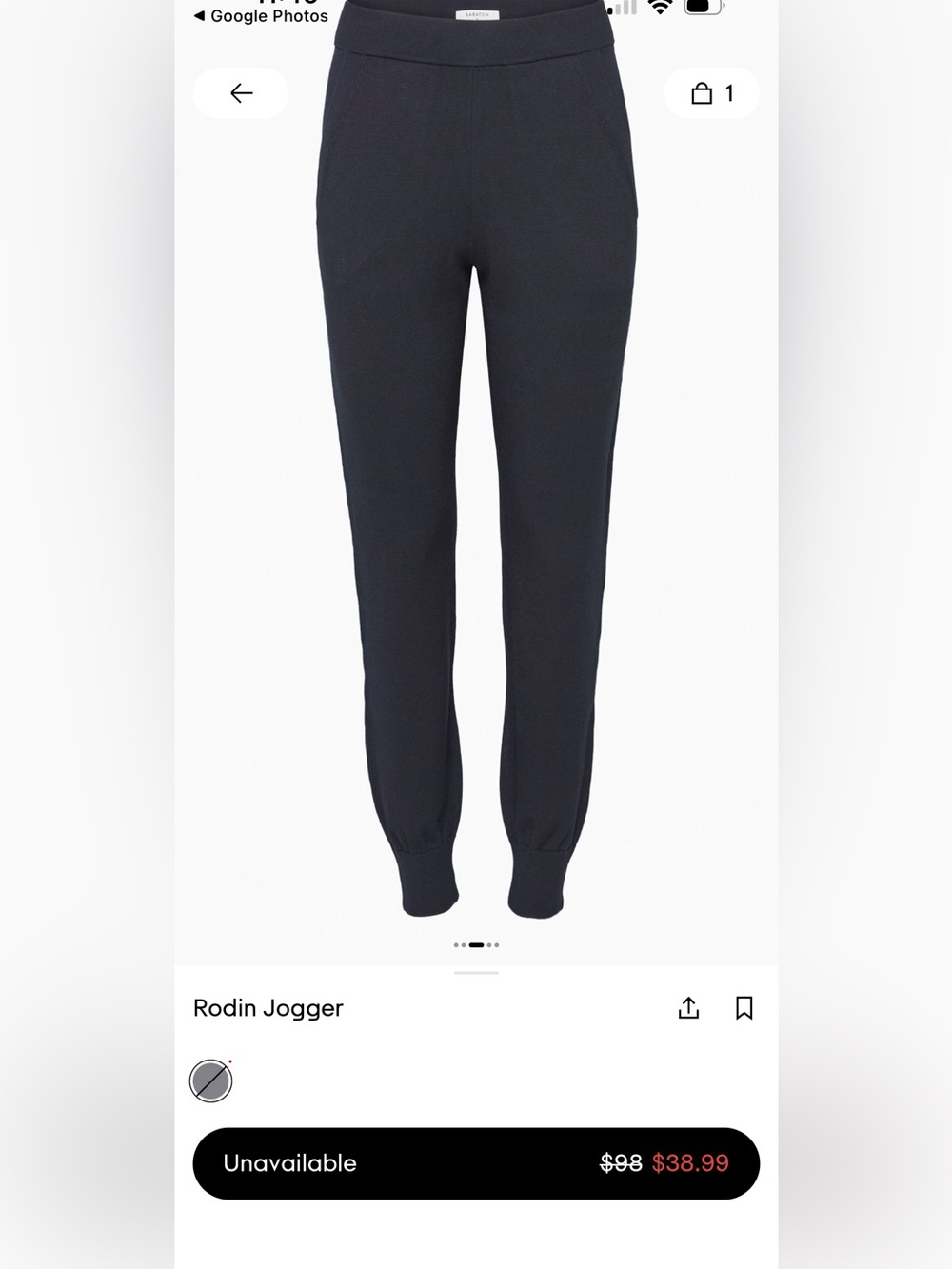 NWT Aritzia Babaton Rodin jogger